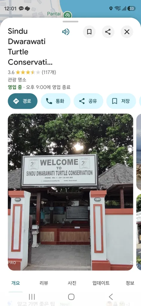 사누르 거북이방생- 신두 드와라와티 터틀센터 Sindu Dwarawati Turtle Conservation Center 사진 4/5